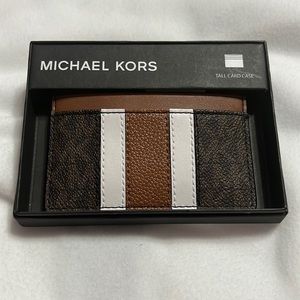Hudson tall card case Michael Kors